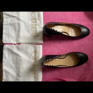 Chloé Lauren Leather Pumps size 9